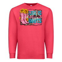 Cardinal life is better in boots Premium Sweatshirt - Zillion Design Studio