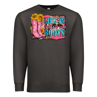 Smoke life is better in boots Premium Sweatshirt - Zillion Design Studio