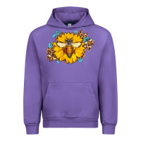 Tulip bee sunflower leopard Urban Hoodie - AdoDesignShop