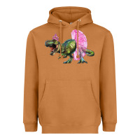 Meerkat balerina t rex dinosaur with tutu Heavyweight Hoodie - RanaPortraitStore