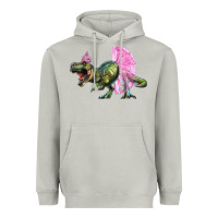 Moon Dust balerina t rex dinosaur with tutu Heavyweight Hoodie - RanaPortraitStore