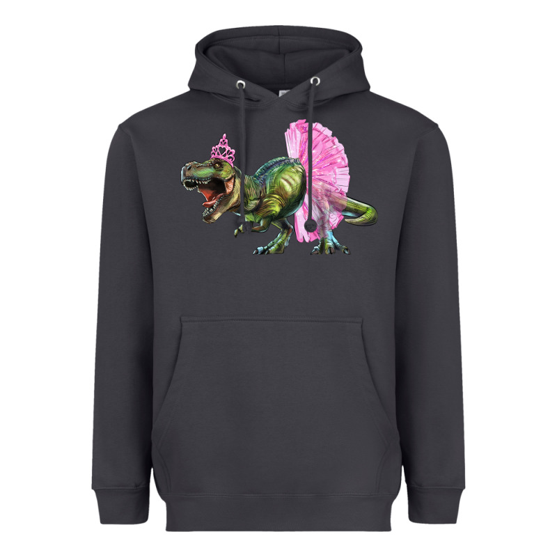 Balerina T Rex Dinosaur With Tutu Heavyweight Hoodie by RanaPortraitStore | Teevron