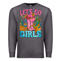 Charcoal Heather let's go girls Premium Sweatshirt - Zillion Design Studio