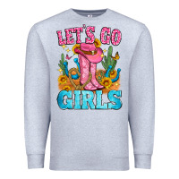 Heather Grey let's go girls Premium Sweatshirt - Zillion Design Studio