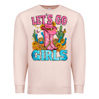 Pale Pink let's go girls Premium Sweatshirt - Zillion Design Studio