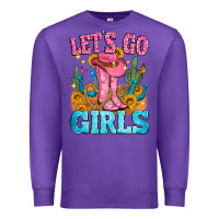 Purple let's go girls Premium Sweatshirt - Zillion Design Studio