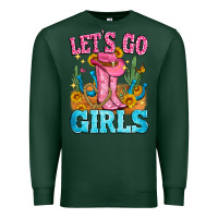 Sports Green let's go girls Premium Sweatshirt - Zillion Design Studio