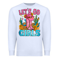 White let's go girls Premium Sweatshirt - Zillion Design Studio