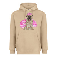 Mushroom balerina pug with tutu Heavyweight Hoodie - RanaPortraitStore