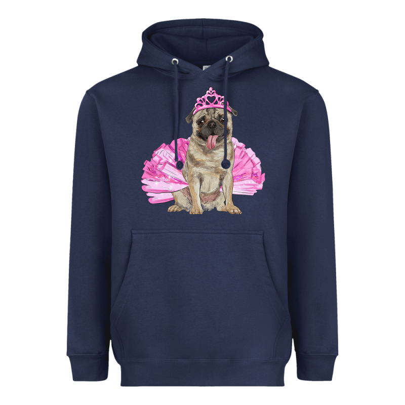 Balerina Pug With Tutu Heavyweight Hoodie by RanaPortraitStore | Teevron