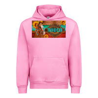 Fuchsia Pink aztec horse cactus and sunflowers license plate template Urban Hoodie - Artiststas