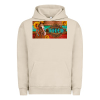 Pigment French Oak aztec horse cactus and sunflowers license plate template Urban Hoodie - Artiststas