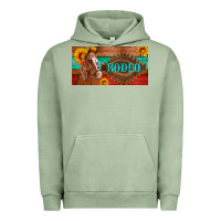 Pigment Oil Green aztec horse cactus and sunflowers license plate template Urban Hoodie - Artiststas