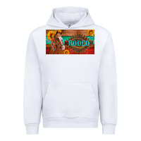 White aztec horse cactus and sunflowers license plate template Urban Hoodie - Artiststas