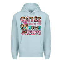 Blue Mist coffee gives me nurse power Premium Hoodie - AdoDesignShop