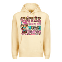Pina Colada coffee gives me nurse power Premium Hoodie - AdoDesignShop