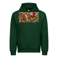 Forest Green (preview)western turquoise gemstone horse cowhide leopard floral backg Urban Hoodie - Artiststas