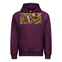 Mauve Wine (preview)western turquoise gemstone horse cowhide leopard floral backg Urban Hoodie - Artiststas