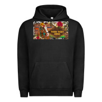 Pigment Black (preview)western turquoise gemstone horse cowhide leopard floral backg Urban Hoodie - Artiststas
