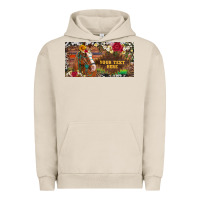 Pigment French Oak (preview)western turquoise gemstone horse cowhide leopard floral backg Urban Hoodie - Artiststas