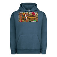 Pigment Midnight Navy (preview)western turquoise gemstone horse cowhide leopard floral backg Urban Hoodie - Artiststas