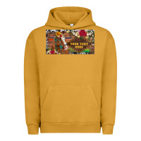 Pigment Peanut Butter (preview)western turquoise gemstone horse cowhide leopard floral backg Urban Hoodie - Artiststas