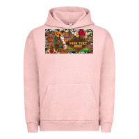 Pigment Salmon (preview)western turquoise gemstone horse cowhide leopard floral backg Urban Hoodie - Artiststas