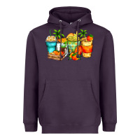 Plum mango farm fresh coffee cups Heavyweight Hoodie - Zillion Design Studio