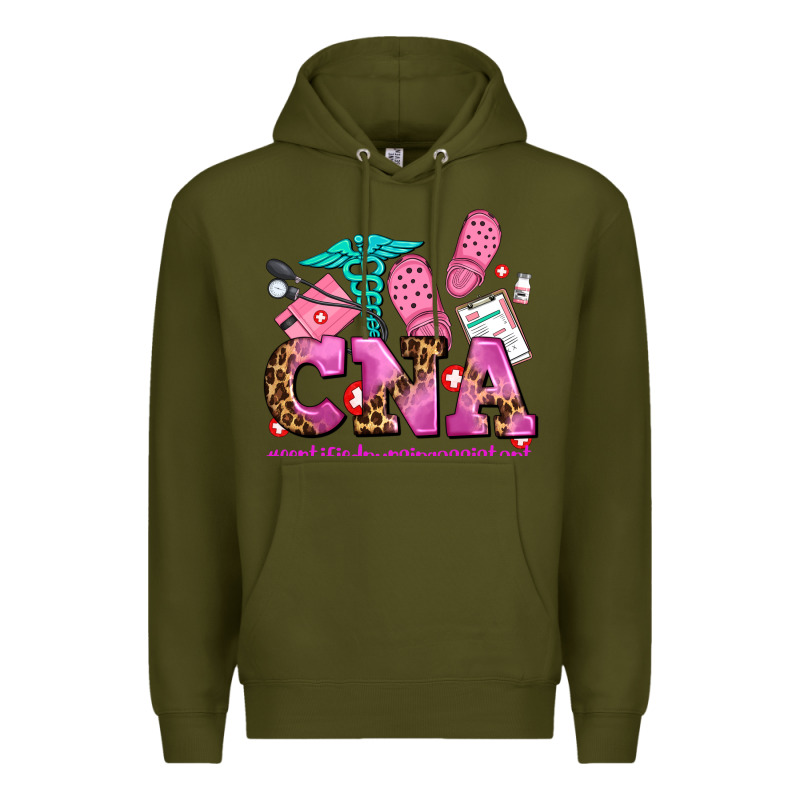 Cna Certified Nursing Assistant Premium Hoodie by AdoDesignShop | Teevron