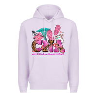 Lilac cna certified nursing assistant Premium Hoodie - AdoDesignShop