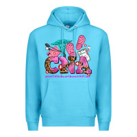 Ocean Blue cna certified nursing assistant Premium Hoodie - AdoDesignShop