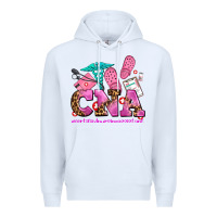 White cna certified nursing assistant Premium Hoodie - AdoDesignShop