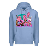 Colony Blue cna certified nursing assistant Premium Hoodie - AdoDesignShop