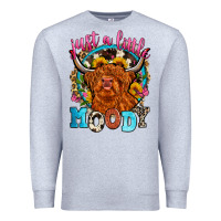 Heather Grey just a little moody Premium Sweatshirt - Zillion Design Studio