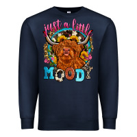 Navy just a little moody Premium Sweatshirt - Zillion Design Studio
