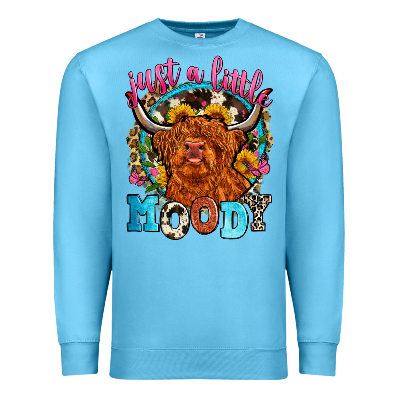 Just A Little Moody Premium Sweatshirt by Zillion Design Studio | Teevron
