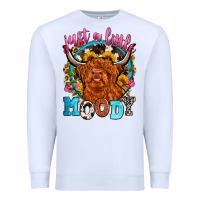 White just a little moody Premium Sweatshirt - Zillion Design Studio