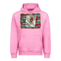 Fuchsia Pink mexico gemstone leopard Urban Hoodie - AdoDesignShop