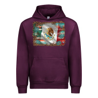 Mauve Wine mexico gemstone leopard Urban Hoodie - AdoDesignShop