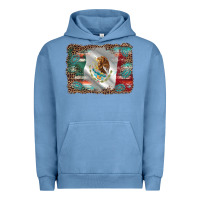 Pigment Pebble Blue mexico gemstone leopard Urban Hoodie - AdoDesignShop