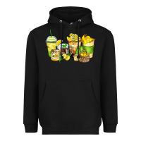 Black lemon farm fresh coffee cups Heavyweight Hoodie - Zillion Design Studio