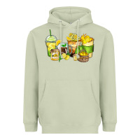 Matcha lemon farm fresh coffee cups Heavyweight Hoodie - Zillion Design Studio