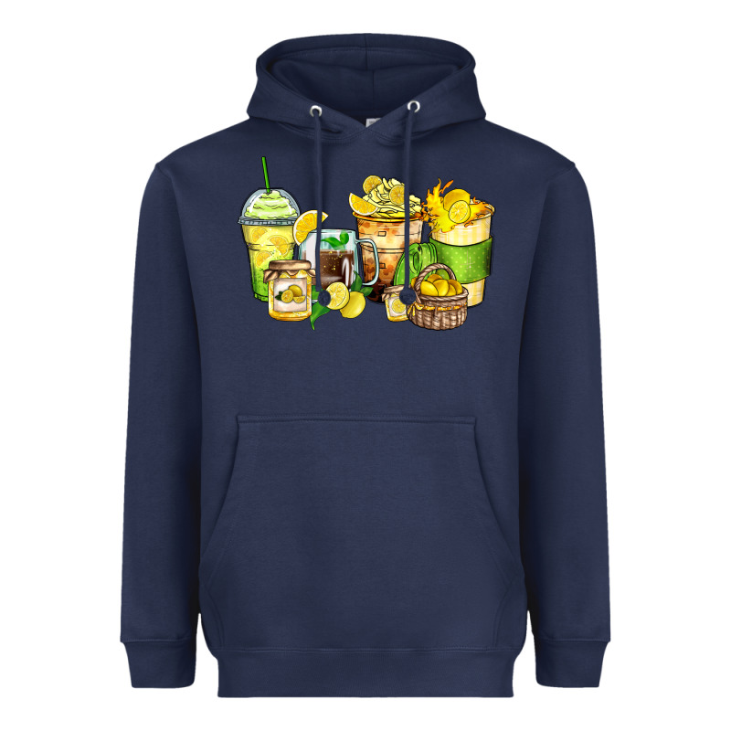Lemon Farm Fresh Coffee Cups Heavyweight Hoodie by Zillion Design Studio | Teevron