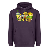 Plum lemon farm fresh coffee cups Heavyweight Hoodie - Zillion Design Studio