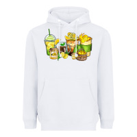 White lemon farm fresh coffee cups Heavyweight Hoodie - Zillion Design Studio