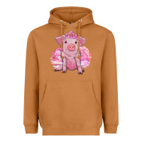 Meerkat balerina pig with tutu Heavyweight Hoodie - RanaPortraitStore