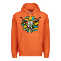 Carrot bull skull gemstone cactus leopard sunflower Premium Hoodie - Artiststas