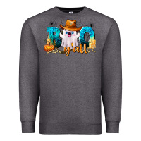 Charcoal Heather Boo Y'all Premium Sweatshirt - texasbilliewilder