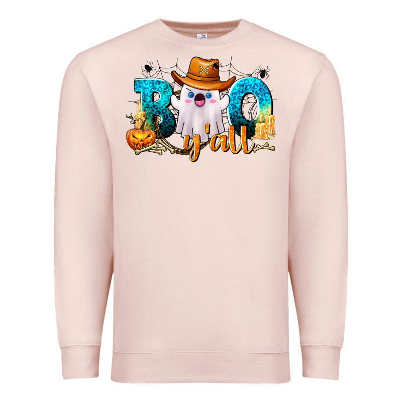 Boo Y'all Premium Sweatshirt by texasbilliewilder | Teevron