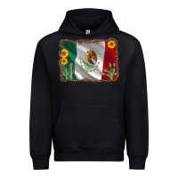 Black mexico flag sunflower cactus Urban Hoodie - AdoDesignShop